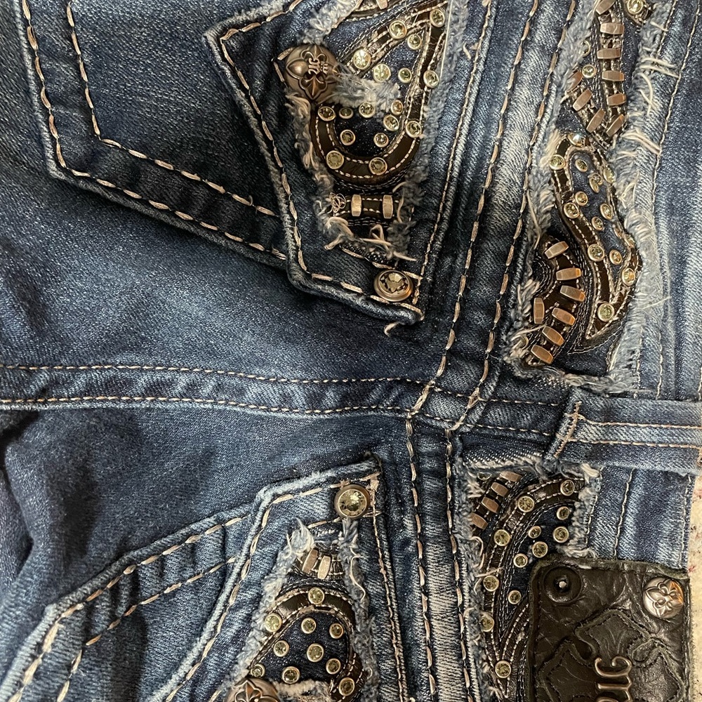Miss Me dark skinny jeans